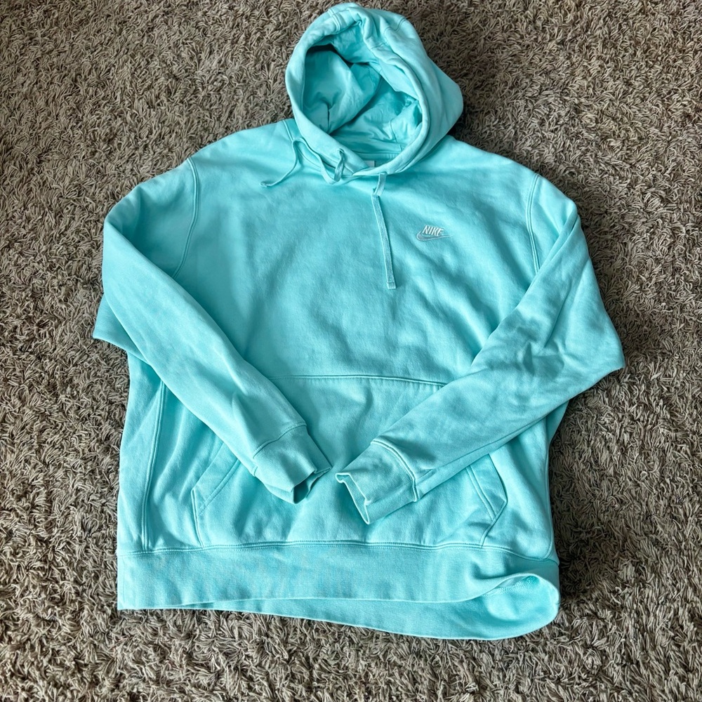 Nike Aqua Blue Hoodie